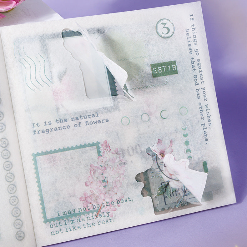 Flower Garden Journal Sticker Book