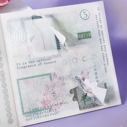 Flower Garden Journal Sticker Book