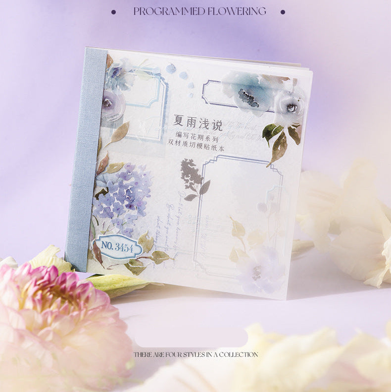 Flower Garden Journal Sticker Book