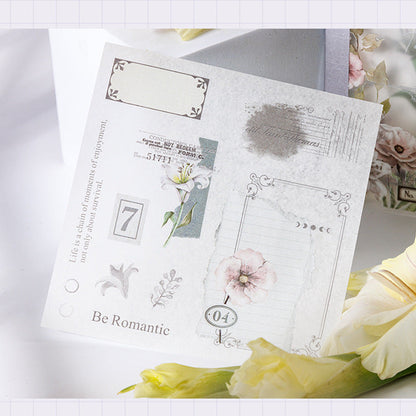 Flower Garden Journal Sticker Book
