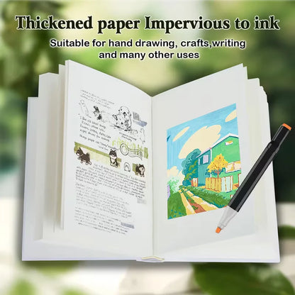 Flower Pattern Bush Hardcover Sketchbook