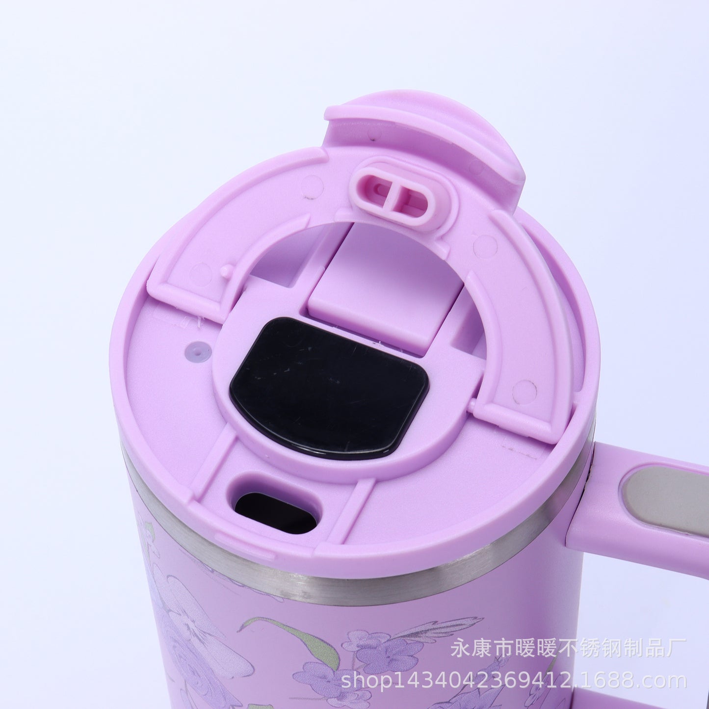 Flower Series Hot & Cold Tumbler with Digital Temperature Display