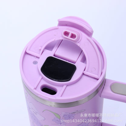 Flower Series Hot & Cold Tumbler with Digital Temperature Display