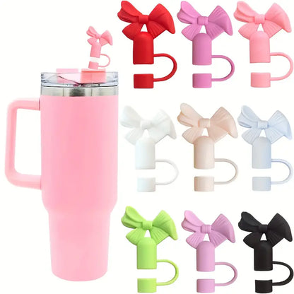Flower Shaped Straw Tip Covers For Tumbler