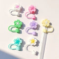 Sakura Flower Shaped Straw Tip Covers For Tumbler