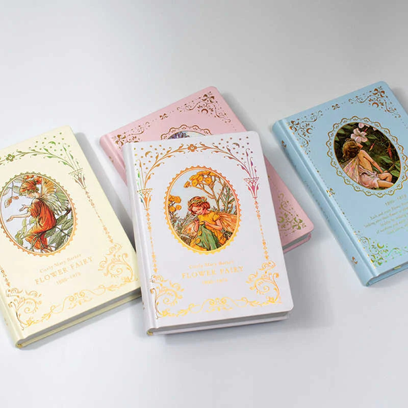 Flower Fairy Vintage Hardcover Journal