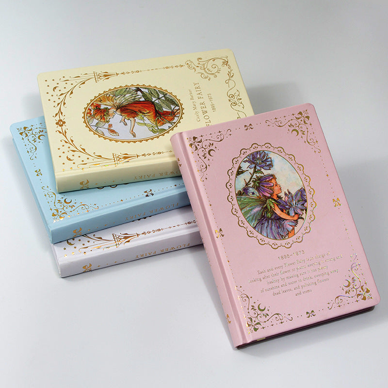 Flower Fairy Vintage Hardcover Journal