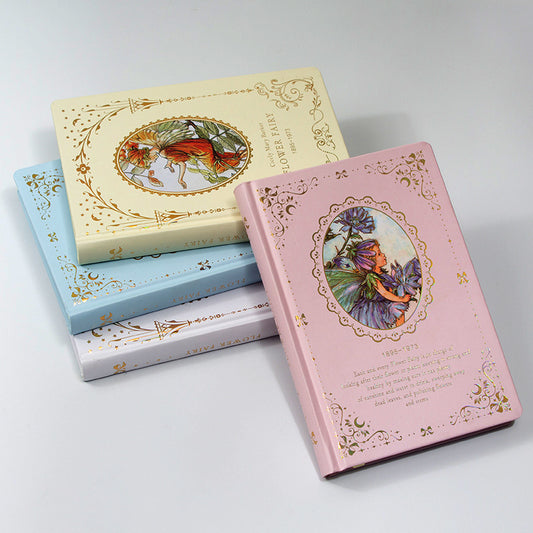 Flower Fairy Vintage Hardcover Journal
