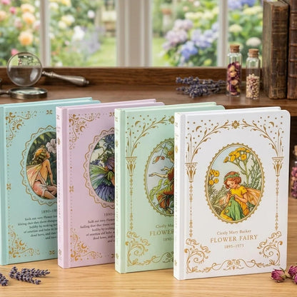 Flower Fairy Vintage Hardcover Journal