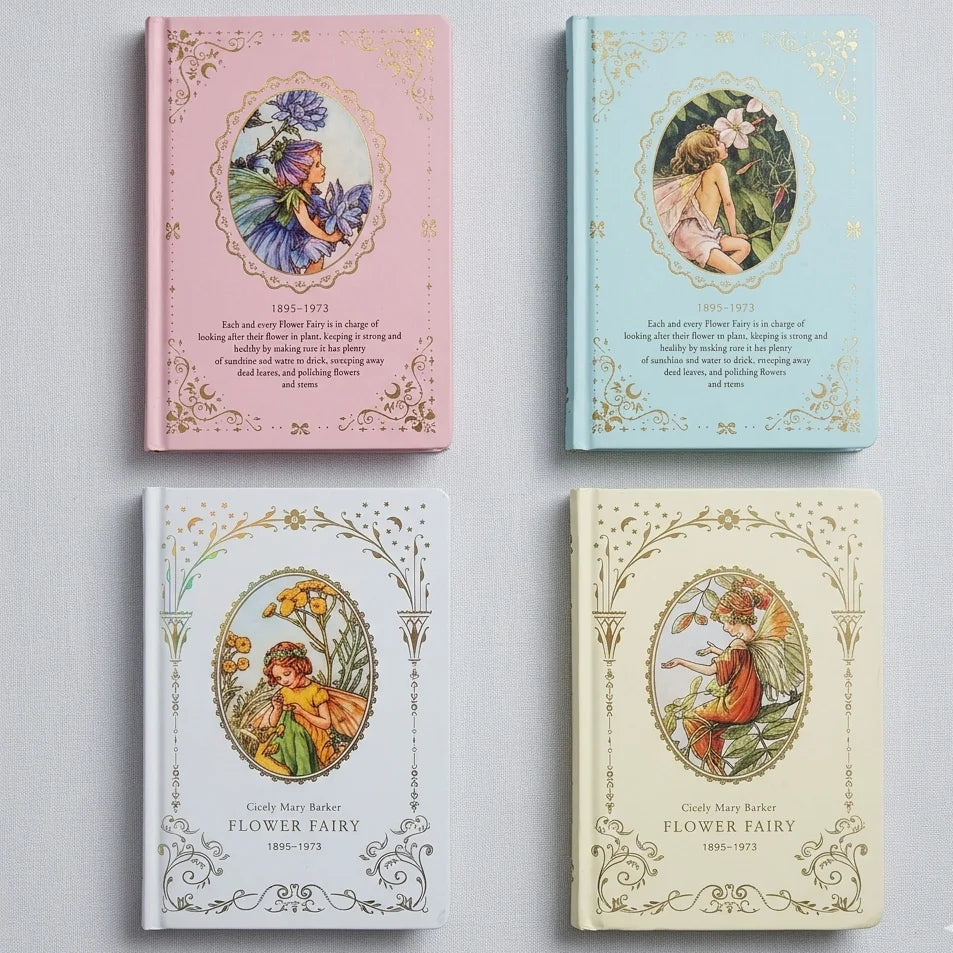 Flower Fairy Vintage Hardcover Journal