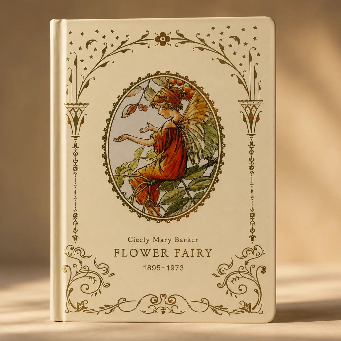 Flower Fairy Vintage Hardcover Journal
