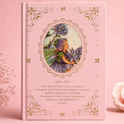 Flower Fairy Vintage Hardcover Journal