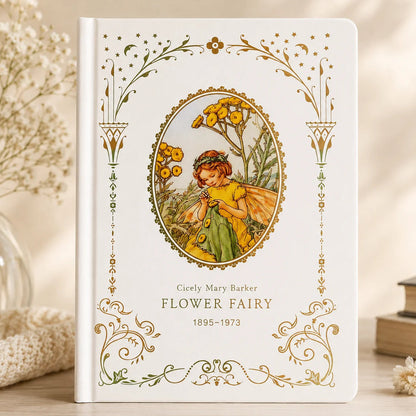 Flower Fairy Vintage Hardcover Journal