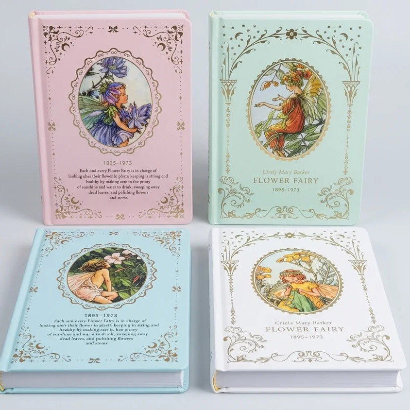 Flower Fairy Vintage Hardcover Journal