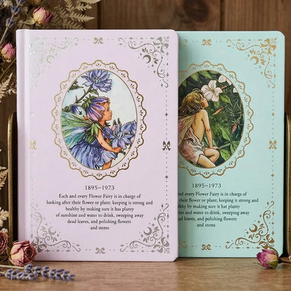 Flower Fairy Vintage Hardcover Journal