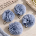 Fluffy Pom Pom Bag  Keychain
