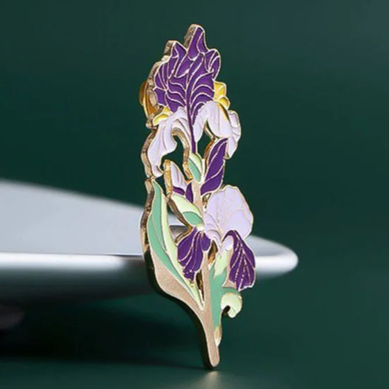 Forest Plant Flower Enamel Pin