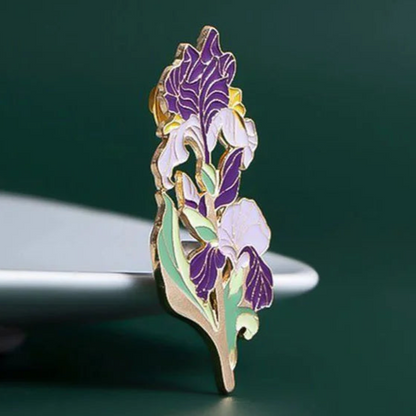 Forest Plant Flower Enamel Pin