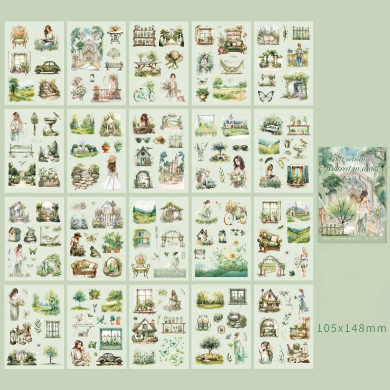 Four Seasons Pet Sticker Notebook Set