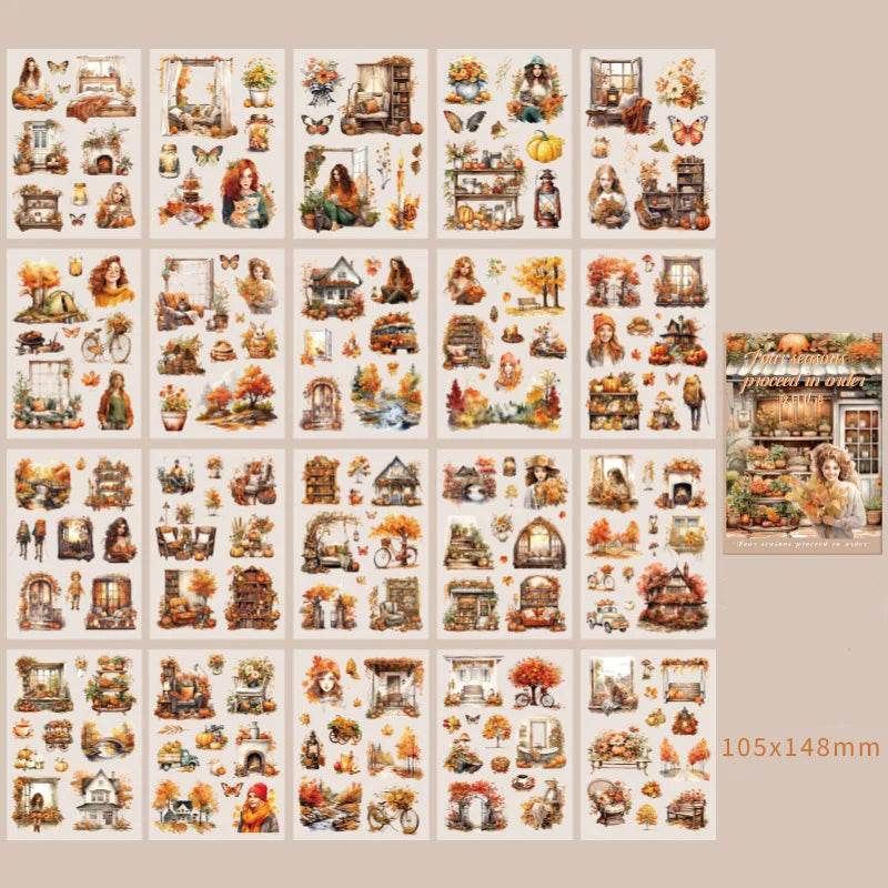 Four Seasons Pet Sticker Notebook Set
