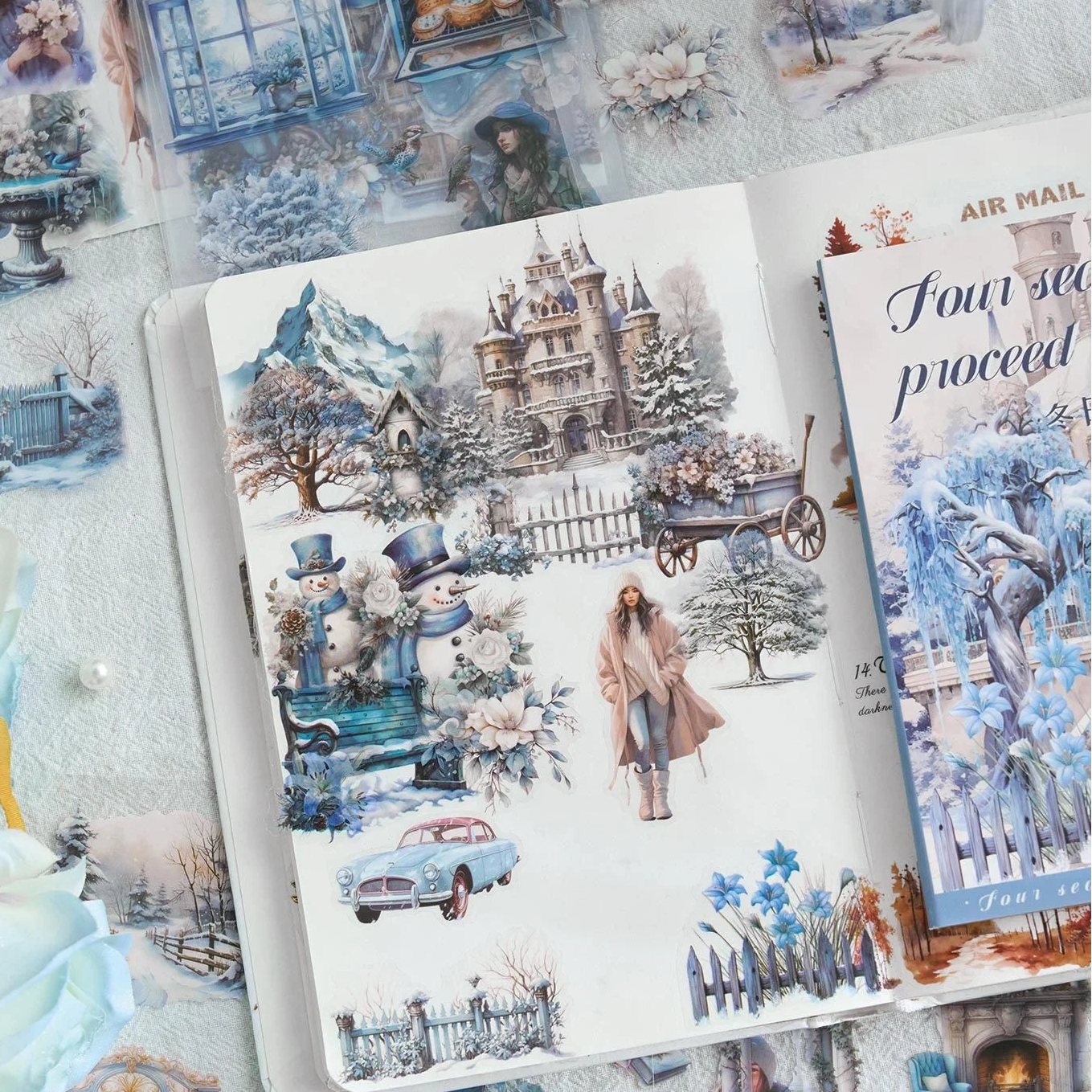 Four Seasons Pet Sticker Notebook Set