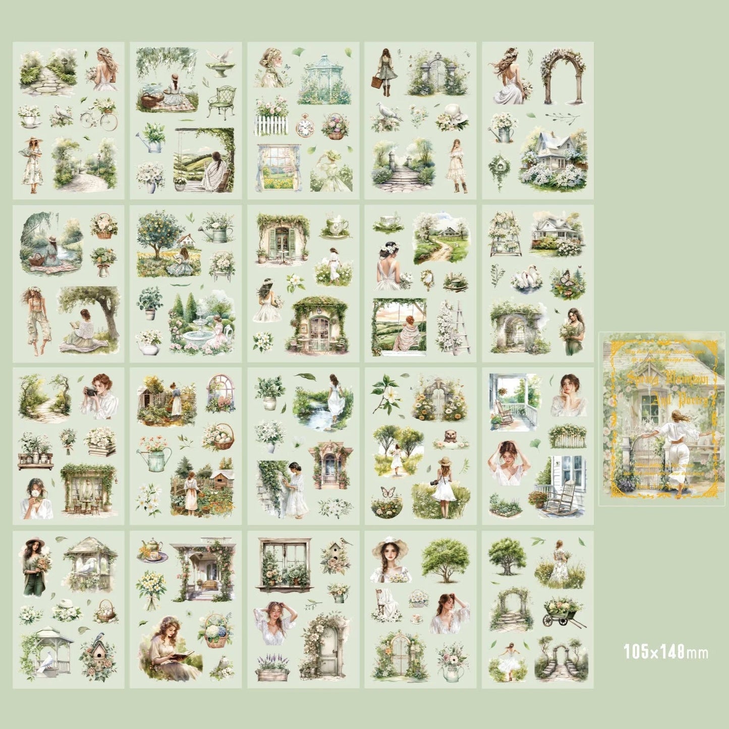 Four Seasons Pet Sticker Notebook Set