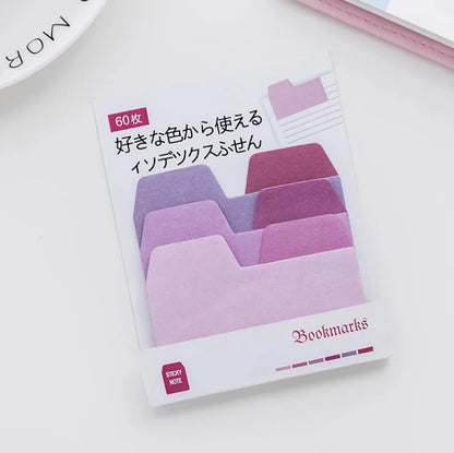 Fresh Gradient Color Multi-Color Index Sticky Note