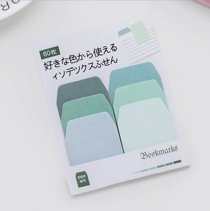 Fresh Gradient Color Multi-Color Index Sticky Note