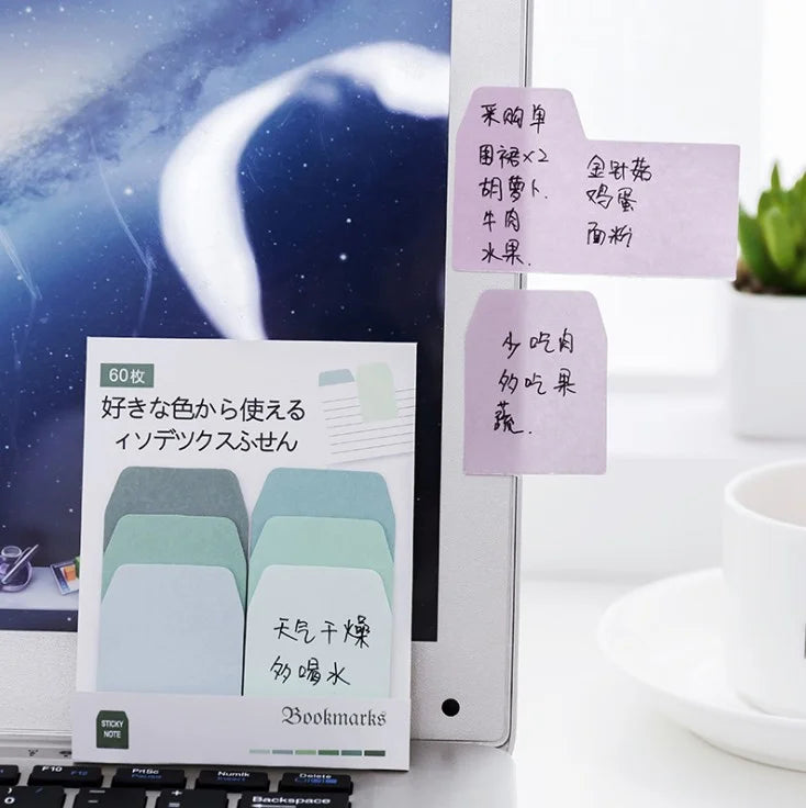 Fresh Gradient Color Multi-Color Index Sticky Note