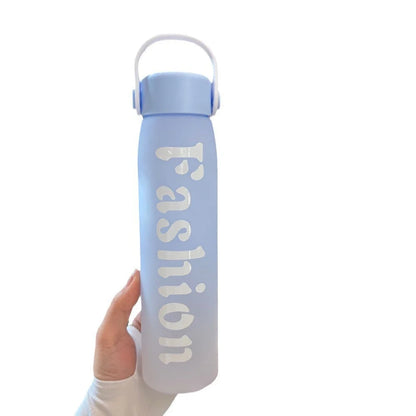 Frosted Gradient High Value Fashion Bottle and Cup