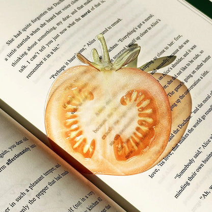 Fruit Style Transparent  Acrylic Bookmark