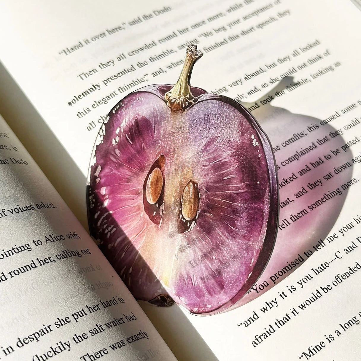 Fruit Style Transparent  Acrylic Bookmark