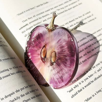 Fruit Style Transparent  Acrylic Bookmark