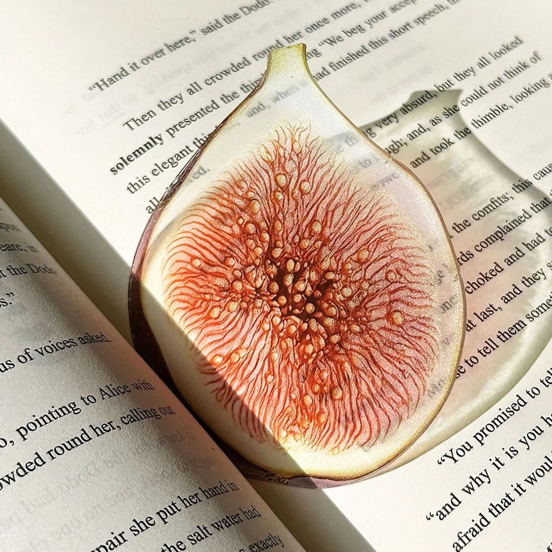 Fruit Style Transparent  Acrylic Bookmark