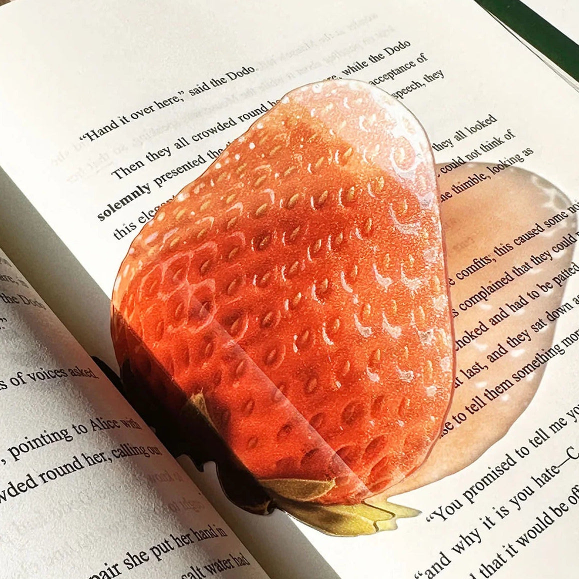 Fruit Style Transparent  Acrylic Bookmark