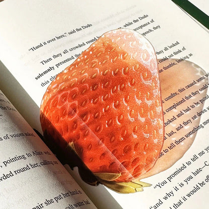 Fruit Style Transparent  Acrylic Bookmark