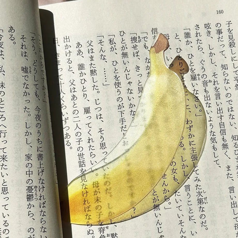 Fruit Style Transparent  Acrylic Bookmark