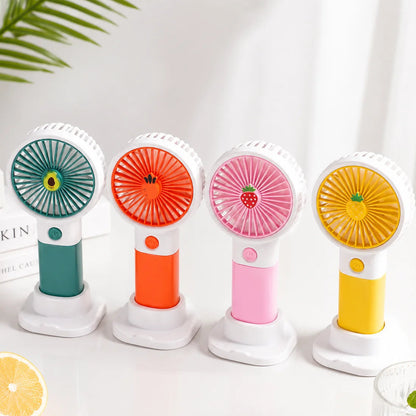 Fruit Style Mini Rechargeable Fan