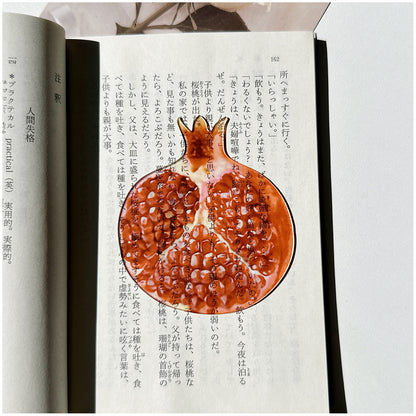 Fruit Style Transparent  Acrylic Bookmark