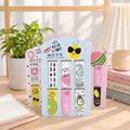 Double Sided Metal Magnetic Bookmarks - Fruity Fiesta