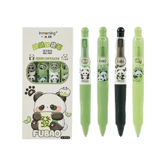 Interactive Panda Retractable Gel Pen Set