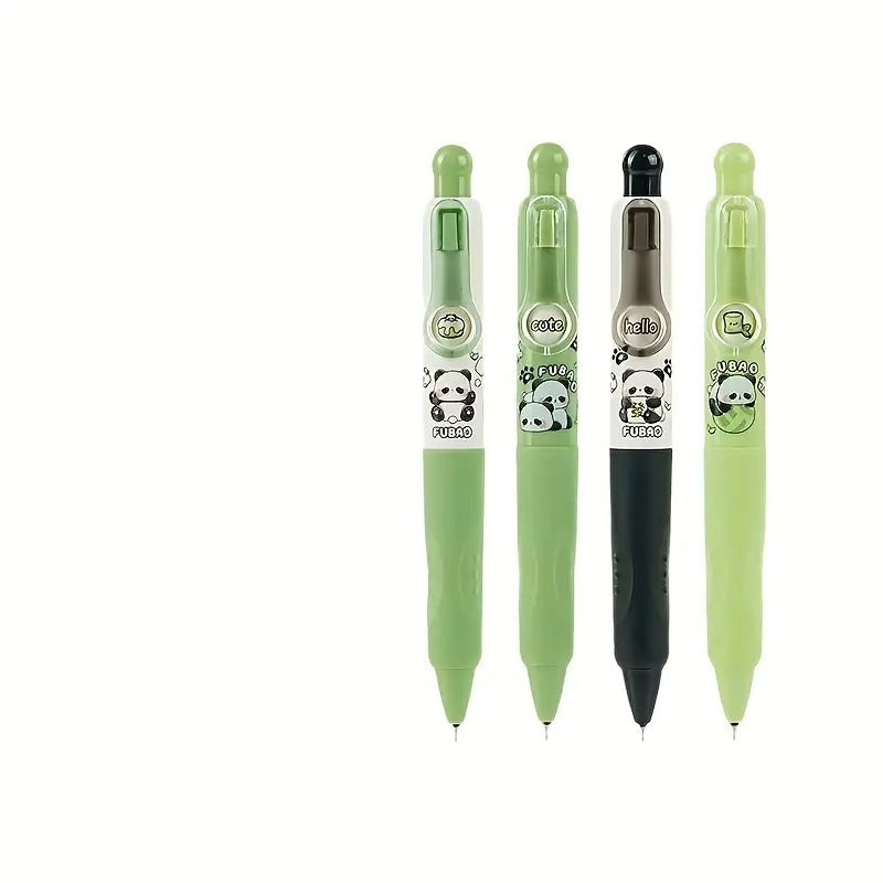 Panda Erasable Press Gel Pen Set
