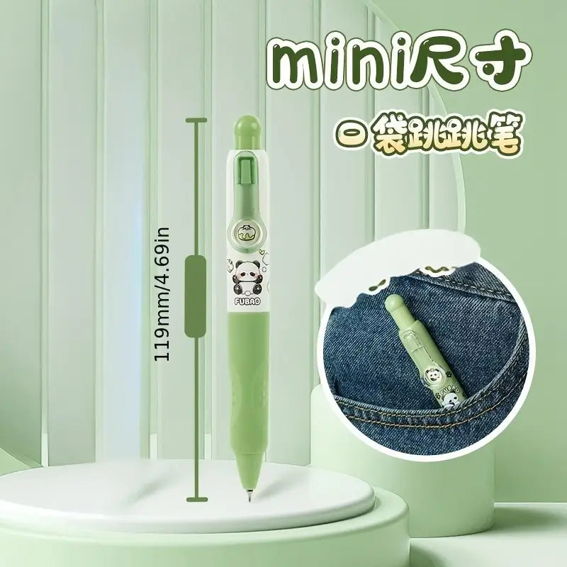 Panda Erasable Press Gel Pen Set