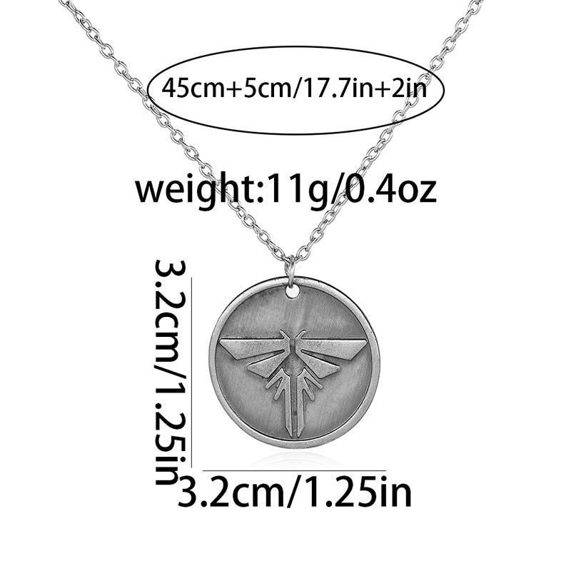 The Last of Us Metal Tag Necklace and Keychain