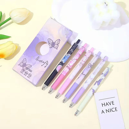 Butterfly Themed Retractable Gel Pens
