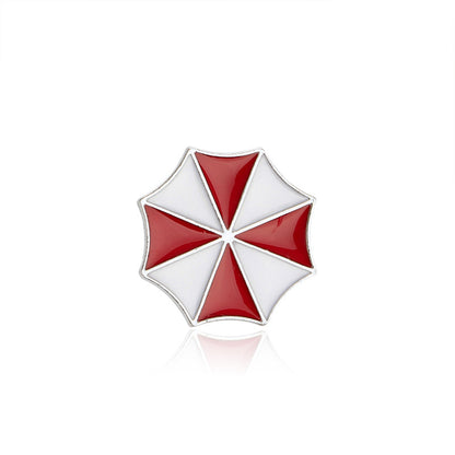 Resident Evil Umbrella Enamel Badge Brooch