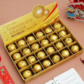 Gold Foil Chocolate Design Erasers