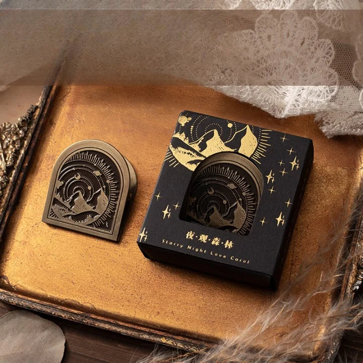 Good Day Metal Clip Starry Night Love Song Series