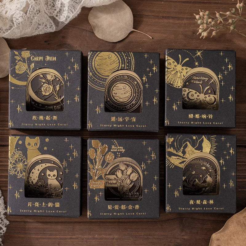 Good Day Metal Clip Starry Night Love Song Series