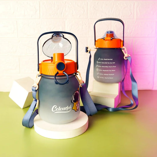 Gradient Potbelly Plastic Water Bottle